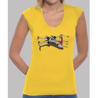 refueling, please - yellow t shirt woman