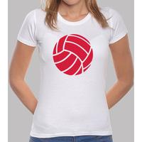 red volleyball symbol