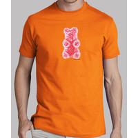 red bear retro beige shirt guy