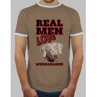 real men love weimaraner