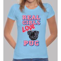 real girls love pug