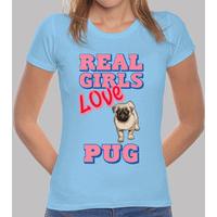 real girls love pug