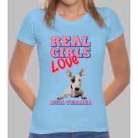 real girls love bull terrier