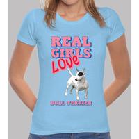 real girls love bull terrier