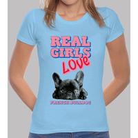 real girls love french bulldog