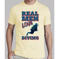 real men love diving