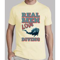 real men love diving