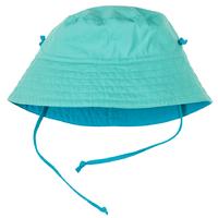 Reversible Cotton Baby Sunhat - Turquoise quality kids boys girls