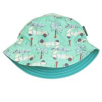 Reversible Kids Sun Hat - Green quality kids boys girls