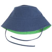 reversible baby sunhat blue quality kids boys girls