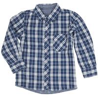 Reversible Boys Shirt - Blue quality kids boys girls