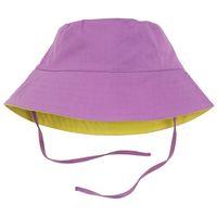 reversible baby sunhat purple quality kids boys girls