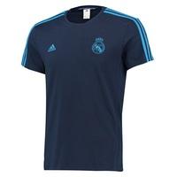 Real Madrid 3 Stripe T-Shirt