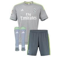 Real Madrid Away SMU Mini Kit 2015/16 - Grey