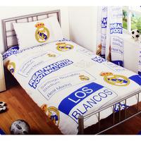 Real Madrid Patch Single Duvet Set (duvet 135x200cm) (pillow Case 50x75cm) -