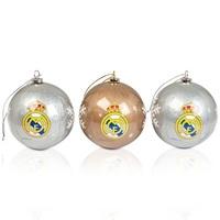 Real Madrid Christmas Baubles - 3 Pack