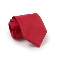 Red Birdseye Textured Silk Tie - Savile Row