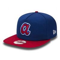 retro ballcap atlanta braves a frame 9fifty snapback