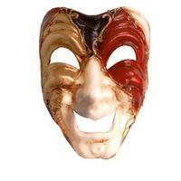 Red Comedy Masquerade Mask