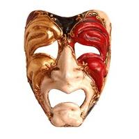 redgold tragedy masquerade mask