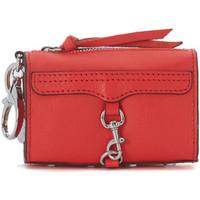 Rebecca Minkoff micropochette coin pocket in coral leather women\'s Pouch in red