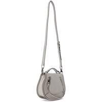 Rebecca Minkoff Small Vanity Saddle grey paten leather shoulder bag women\'s Shoulder Bag in grey