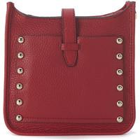 rebecca minkoff mini unlined feed shoulder bag in red tumbled leather  ...