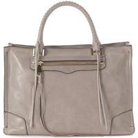 Rebecca Minkoff Regan handbag in grey shiny leather women\'s Handbags in grey