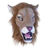 Realistic Overhead Lion Mask