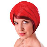 red black ladies blended bob wig