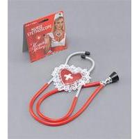 Red & White Nurse Stethoscope