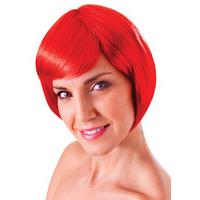 Red Ladies Flirty Flick Short Wig