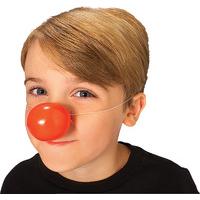 Red Plastic Pull On Clown Nose