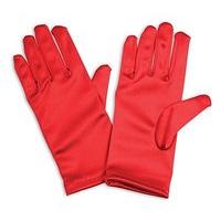 Red Satin Children\'s Gloves