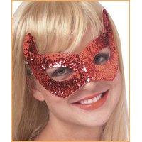 Red Sequin Eyemask