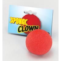 Red Sponge Clown Nose Piece