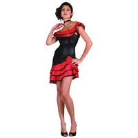 Red & Black Ladies Spanish Lady Costume