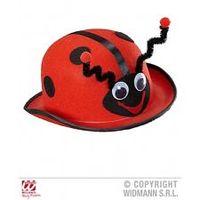 Red & Black Ladybug Bowler Hat