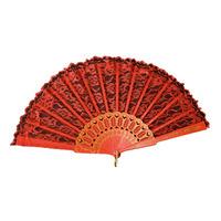 Red Decorated Fan
