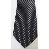 Rene Chagal Size: M Black & White Classic Tie