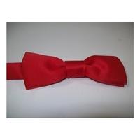 Red Silky Bow Tie