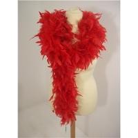 Red Feather Boa