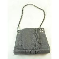 Redherring Grey Snake Skin Optic Handbag