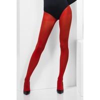 Red Opaque Tights