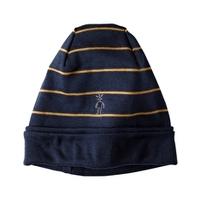 Reversible Pattern Cuffed Beanie - Deep Navy