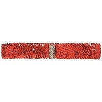 Red Ladies Sequin Belt