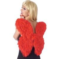 Red Angel Fancy Dress Wings