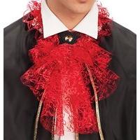 red lace tie cravat