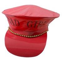 Red Bad Girl Police Hat