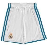 real madrid home shorts 2017 18 kids white